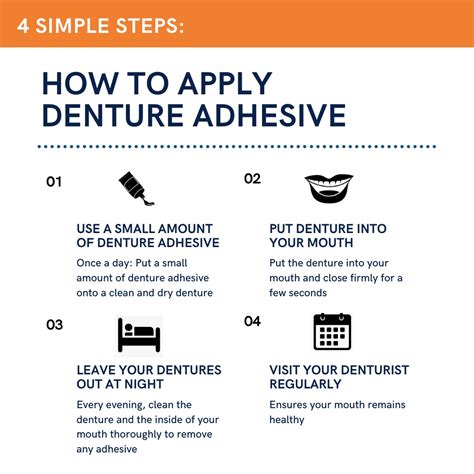 HOW TO APPLY DENTURE ADHESIVE IN 4 EASY STEPS | YYC Denture Clinic