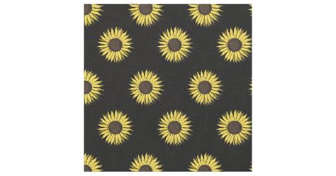 sunflower pattern fabric | Zazzle