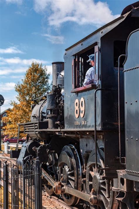 Strasburg Locomotive Arriving at the Station Editorial Image - Image of ...