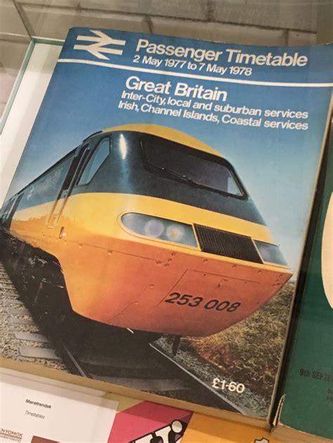 british rail timetable 77-78 | kelvin hayes global