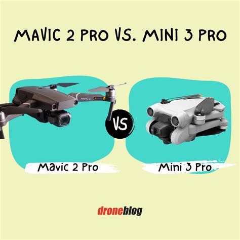 Mini 3 Pro vs. Mavic 2 Pro (Which is Better?) - Droneblog