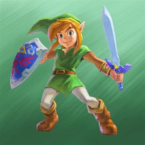 The Legend of Zelda - A Link Between Worlds character artwork Nintendo 3DS