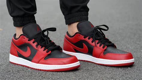 Air Jordan 1 Low "Reverse Bred" REVIEW & ON FEET - The BEST COLORWAY this Year! - YouTube