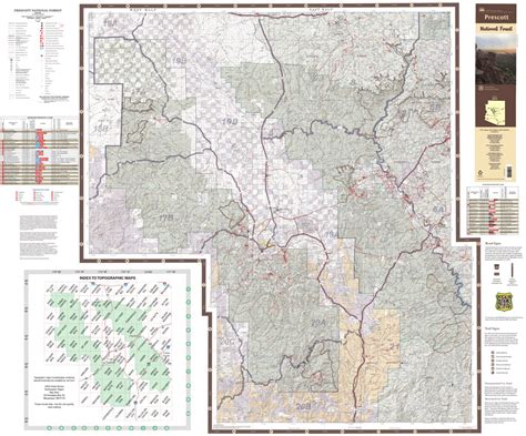 Prescott National Forest Visitor Map by US Forest Service R3 | Avenza Maps