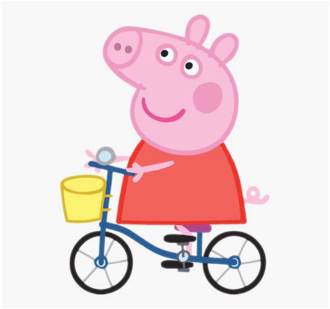 Newer Peppa Pig Pictures - Peppa Pig On Bike Png , Free Transparent ...