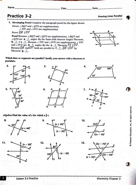 Recent Parallel Lines and Transversals Worksheet Answers (With images) | Lines quotes, Geometry ...