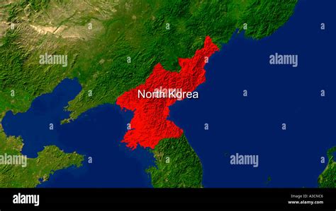 North Korea Location On World Map - United States Map