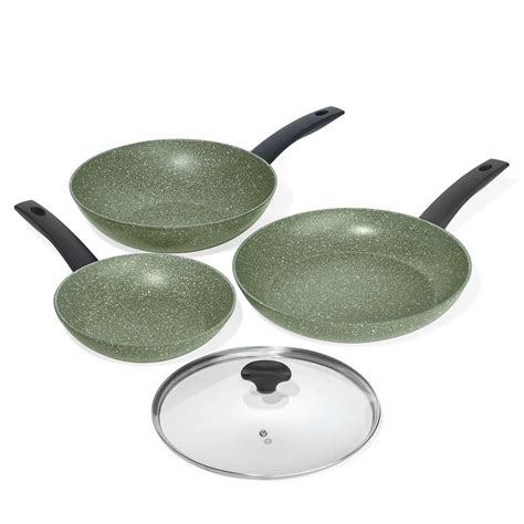 Pots & Pans | Eco Non Stick Pan Set With Free Lid, Frying pans and ...