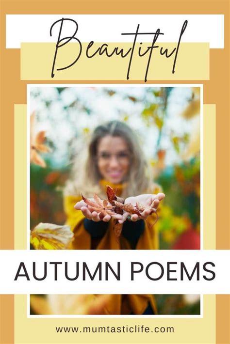 13 Beautiful Autumn Love Poems To Fall In Love With.