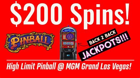 Unleashing the Big Bucks 🤠 $200 High Limit Pinball Slot Machine Jackpots 🎰 - YouTube