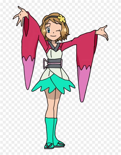 Pokemon Xy - Pokemon Serena Performance Outfit - Free Transparent PNG Clipart Images Download