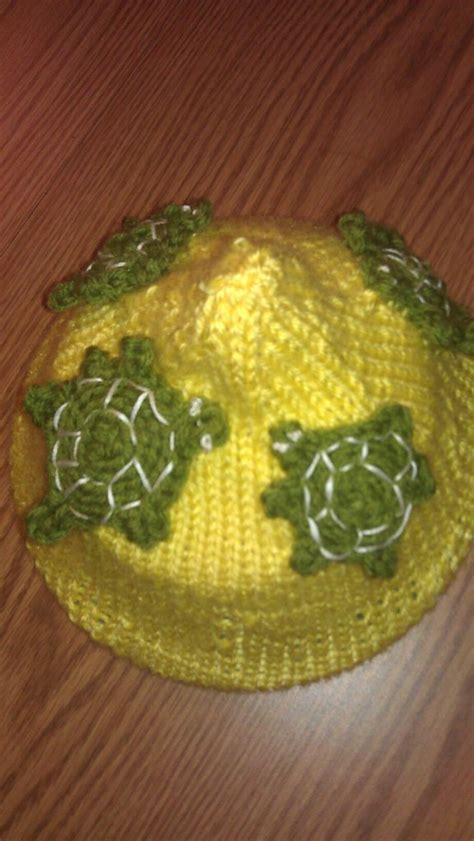 Turtle Baby Hat | From Itty Bitty Hats by Susan B. Anderson.… | Rhonda | Flickr