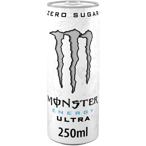 Energy Drinks : Monster Energy Ultra White 250ml X 24