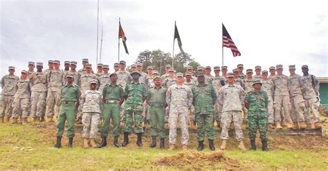 U. S. military cadets graduate from jungle survival training in Guyana