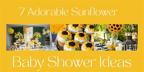7 Adorable Sunflower Baby Shower Ideas - vrogue.co
