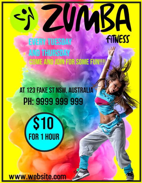 Zumba Template | PosterMyWall