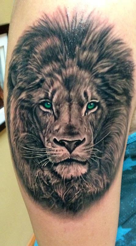 Black & Grey Lion Portrait by Max Egy : Tattoos | Mens lion tattoo ...