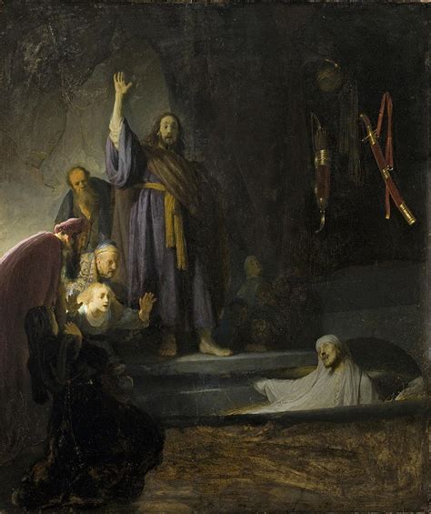 The Raising of Lazarus Painting by Rembrandt - Fine Art America