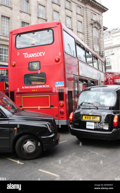 Traffic congestion on a London street Stock Photo - Alamy