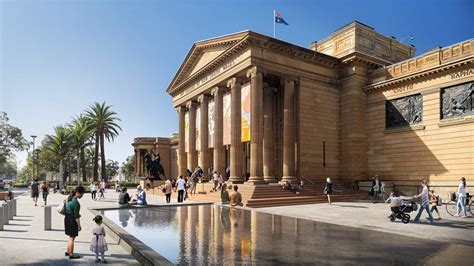 Forecourt design reflects historical change at Art Gallery of New South Wales | Landscape Australia