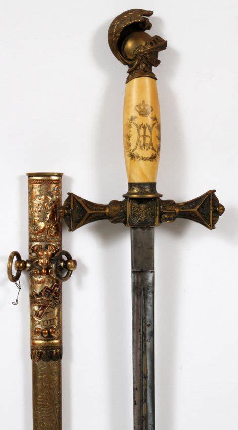 KNIGHTS OF COLUMBUS CEREMONIAL SWORD L28" BLADE : Lot 70319