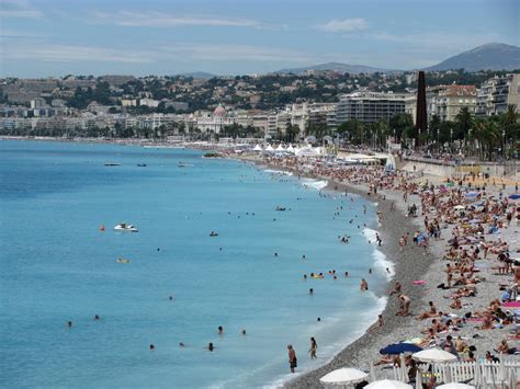 Beach In Nice, France Free Stock Photo - Public Domain Pictures