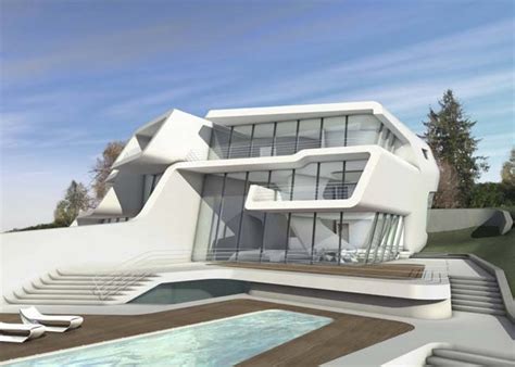 Futuristic house by Zaha Hadid Architects