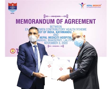 Nepal Medicity Hospital signs MoA with ECHS « Khabarhub