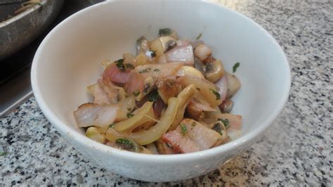 Paleo Grass Fed Beef Liver and Onions with Bacon Mushrooms and Mint