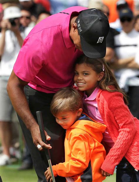 Photos of Tiger Woods and His Kids, Charlie and Sam Woods