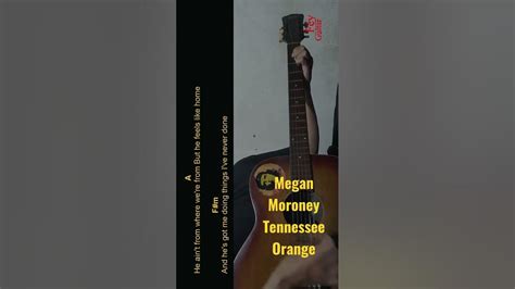 Megan Moroney - Tennessee Orange Guitar Chords cover #shorts - YouTube