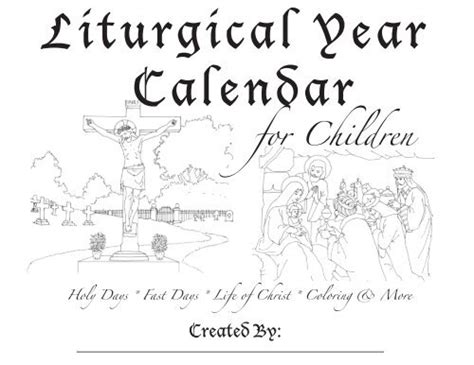 Loudlyeccentric: 33 Liturgical Calendar Coloring Pages