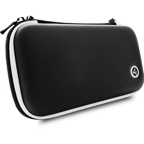 4Gamers Nintendo Switch Hard-Shell Premium Travel Case - Black/White ...