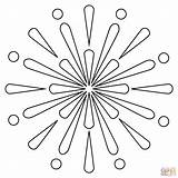 Fireworks Coloring Page  Free Printable Pages Home sketch template