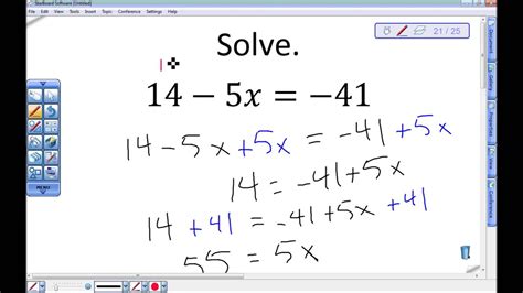 Solving Linear Equation Examples - YouTube