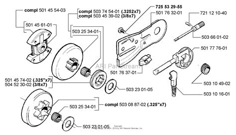 Parts For Husqvarna 450 Rancher Chainsaw