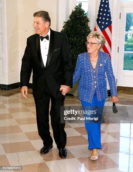 Sen. Joseph Manchin , R-WV, and Gayle Manchin arrive for the State ...