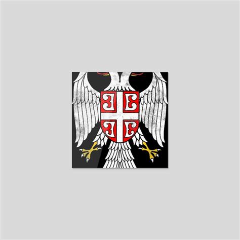 Serbian Eagle Serbia Serb Flag Coat Of Arms, an art print by Joner Kim - INPRNT