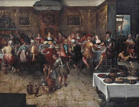 The Parable of the royal wedding feast Matthew 22 11-13 by Frans Francken the Younger on artnet