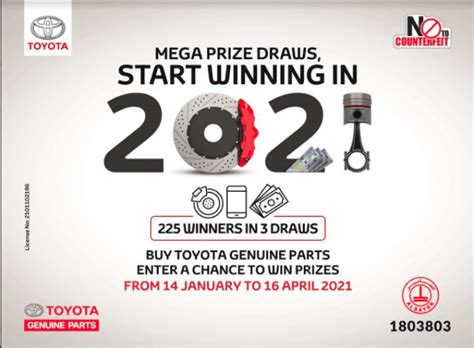 Al Sayer announce winners of Toyota genuine parts mega prize draws 2021 ...