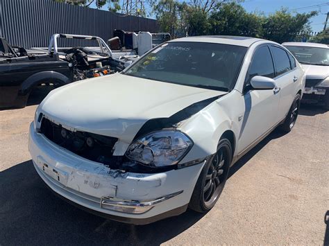 NISSAN MAXIMA J31 VQ35 CVT AUTO WHITE 2006 WRECKING