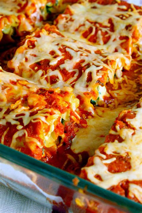 Mini Lasagna Rolls Recipe - Spinach Lasagna Roll-ups