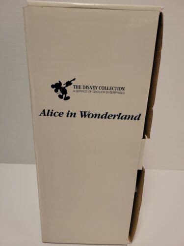 Vintage 1988 Grolier Disney Collection Alice In Wonderland Porcelain ...