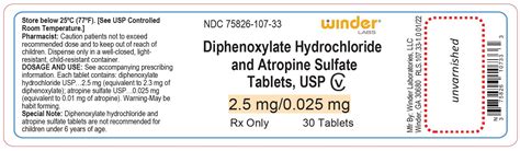 DailyMed - DIPHENOXYLATE HYDROCHLORIDE AND ATROPINE SULFATE tablet