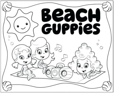 Bubble Guppies Molly Coloring Pages at GetColorings.com | Free ...