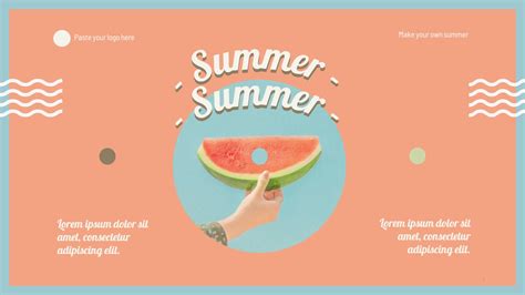 Summer Ppt Template Free