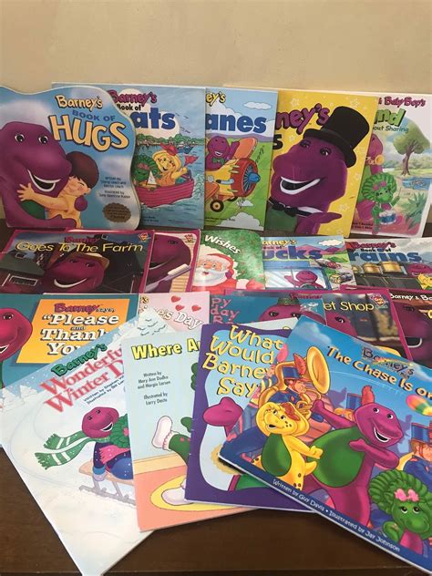 Barney Books From 90s Assorted Titles YOU CHOOSE 90s Barney Dinosaur ...