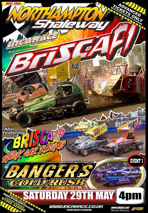 Incarace Motorsport on Twitter: "Going for ⭐️GOLD⭐️ on Saturday at Northampton! 6️⃣2️⃣ BriSCA F1 ...