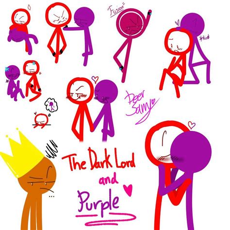 Stick Figure Animation, Dark Lord, Stick Figures, Alan, The Darkest, Deer, King, Orange, Purple