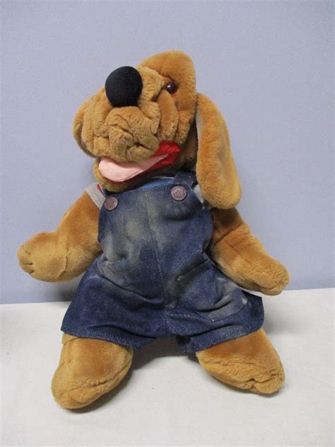 1981 Plush Dog Wrinkles Ganz Ganzbros Hand Puppet Stuffed Animal ...